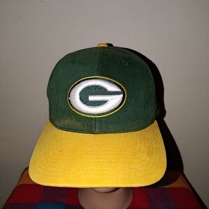 Vtg Starter Green Bay Packers Embroided Logo Strapback Cap Hat OS